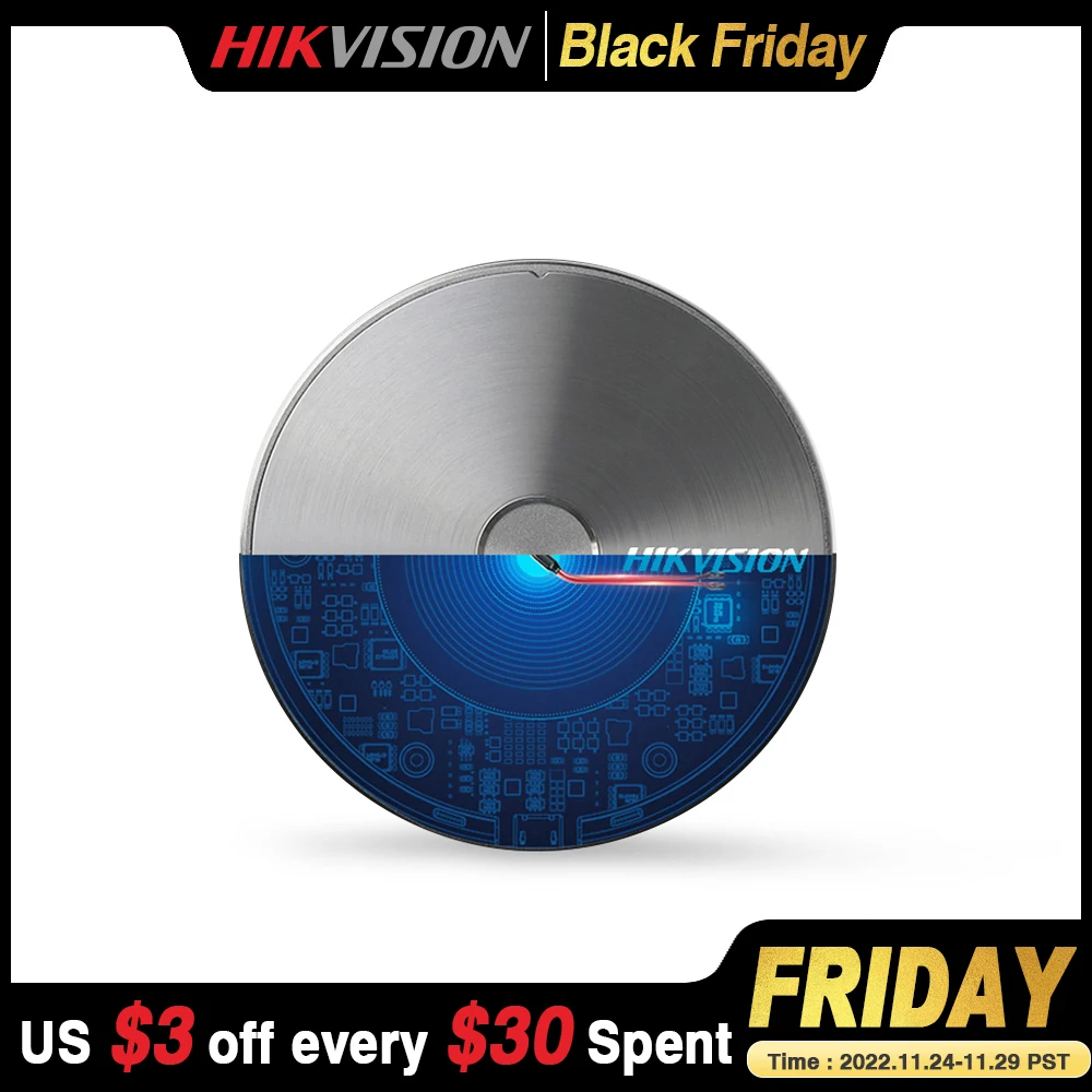 Hikvision Portable SSD 1TB 512GB Fingerprint Encrypted Protection USB 3.1 Gen2 Type-C SSD External Solid State Disk