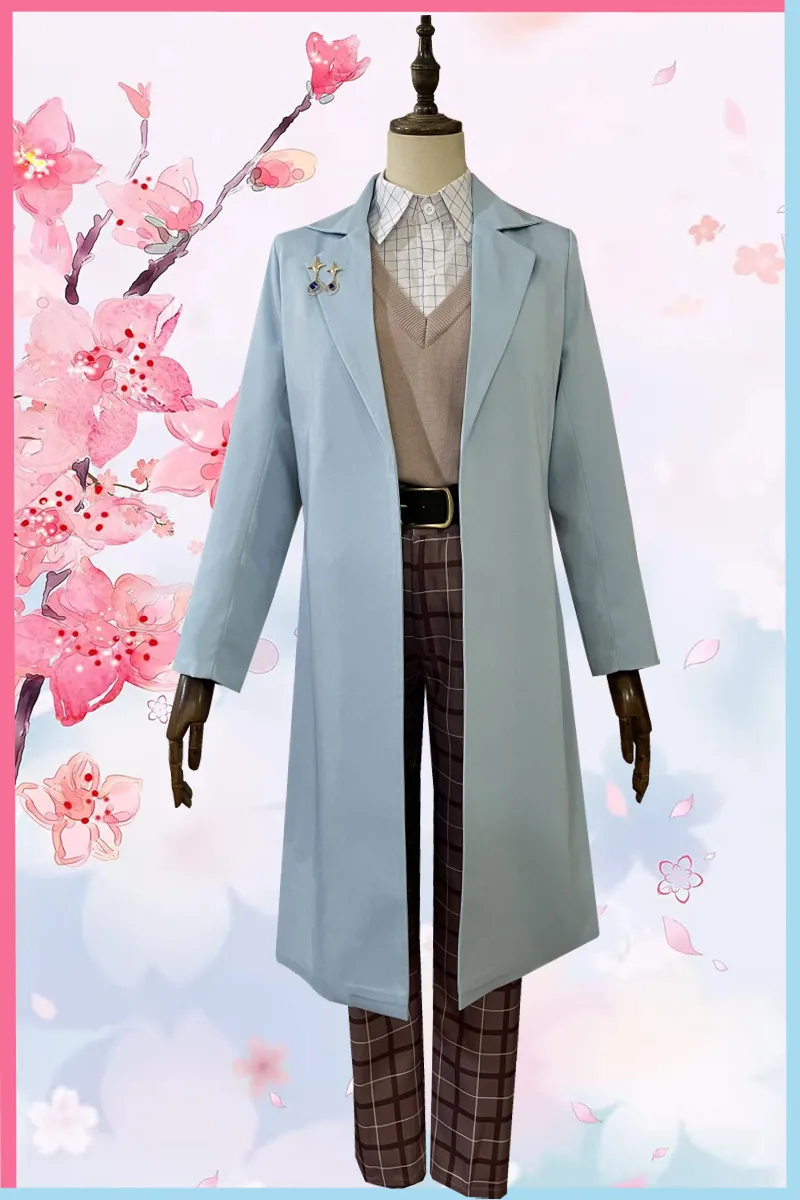 COS-HoHo аниме Vtuber Nijisanji Ike Eveland Sakura Bloom игровой костюм красивая униформа косплей наряд