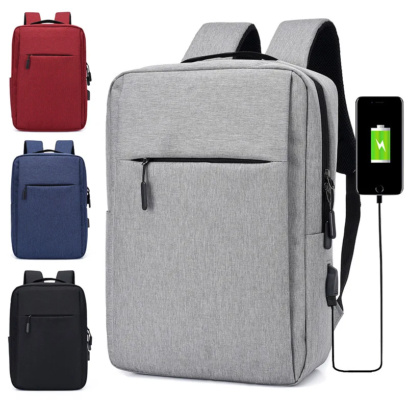 

Rechargeable laptop men and women schoolbag business meeting gift simple backpack mochila hombre mochila executiva masculina