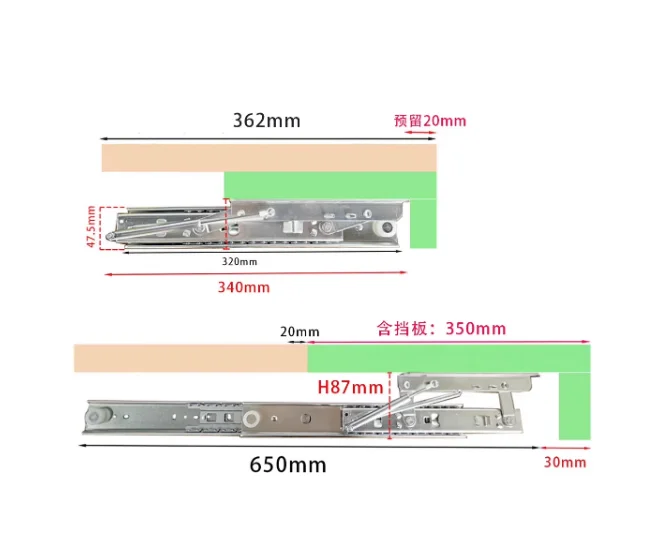 

Настольный скрытый складной направляющий кронштейн для мебели, обеденный стол, подъемный удлинитель, расширяющаяся направляющая
