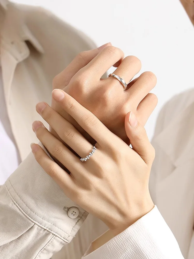 [Официальные оригинальные товары] Кольцо с бриллиантом Dr Daisy Пара из