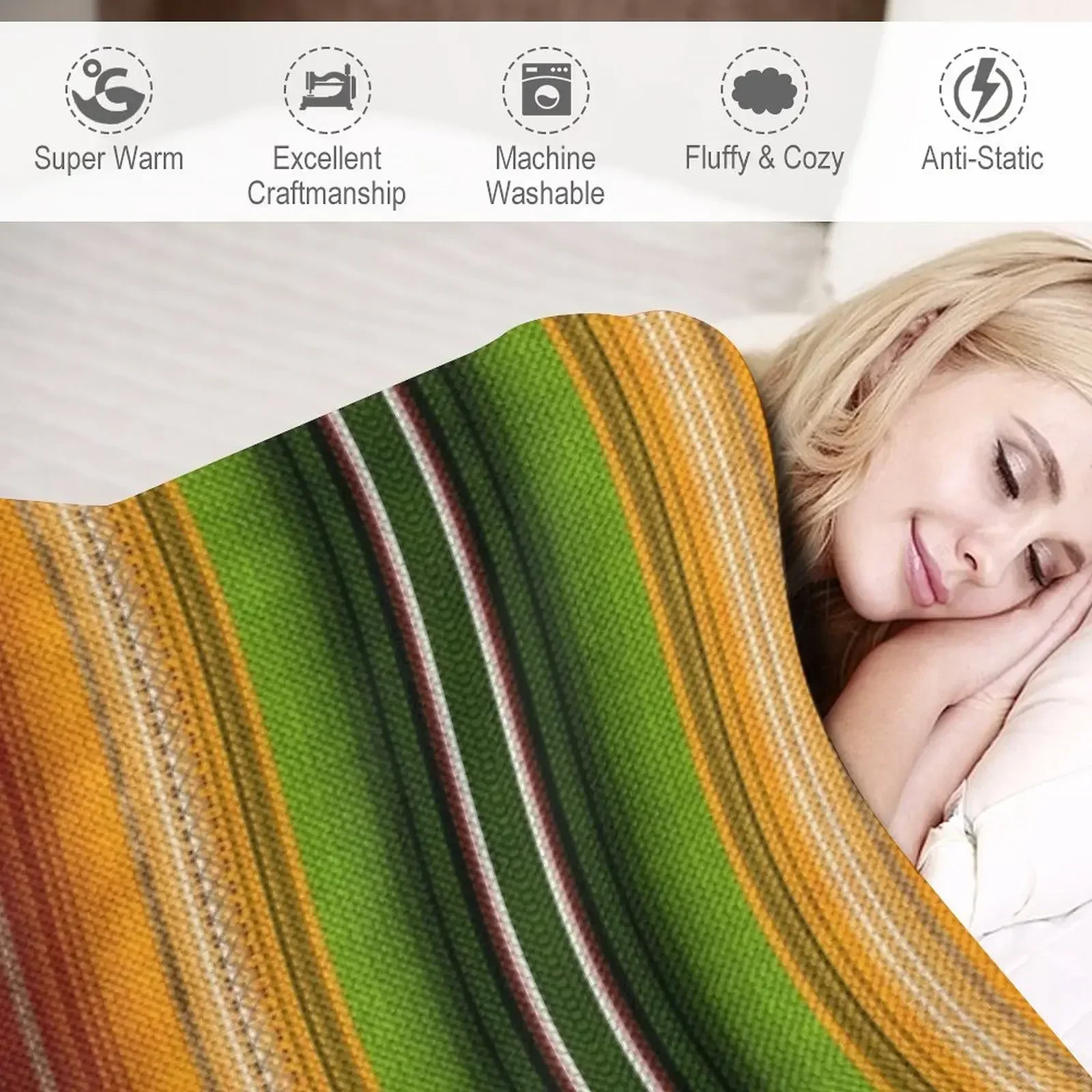 Мексиканская серпеция # Плед 1. Летняя кровать. Красивые детские одеяла.