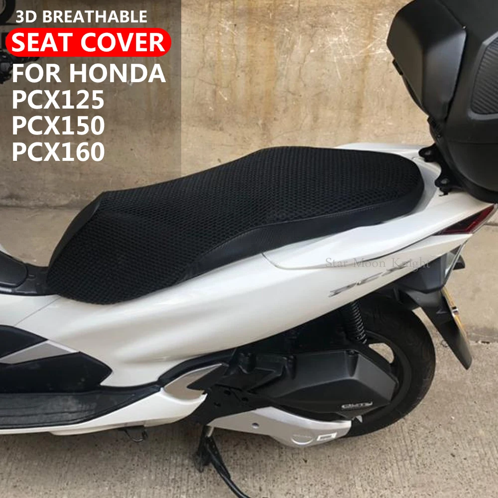 

Motorcycle Accessories Protecting Cushion Seat Cover For Honda PCX125 PCX150 PCX160 PCX 125 150 Nylon Fabric Saddle Seat Cover