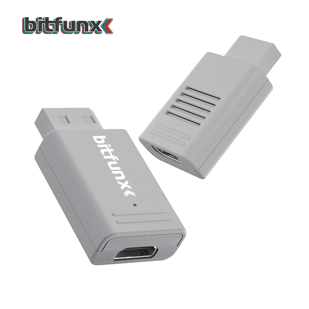 Фото Мини-видео аудиоадаптер Bitfunx, преобразователь YPBPR в HDMI для игровой консоли PAL NTSC Wii Plug and Play №1