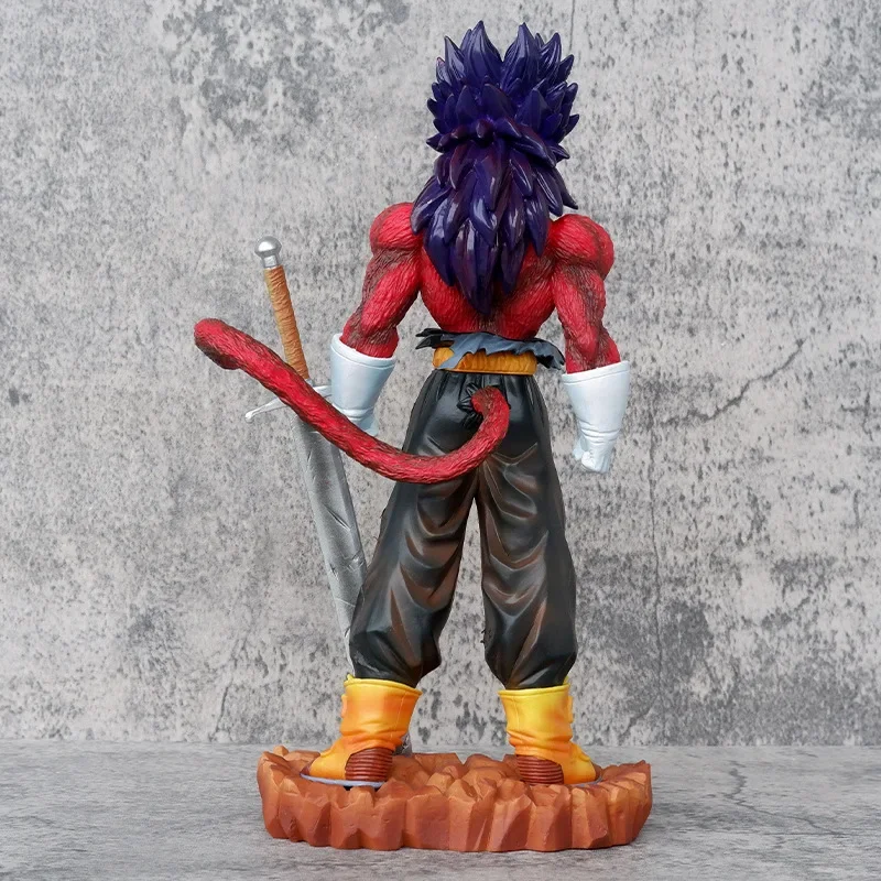 Аниме Dragon Ball Z Trunks Фигурки Future Ssj4 Фигурка 30 см ПВХ GK Статуя Коллекция Модель