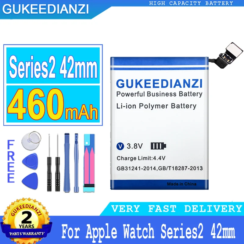 

Аккумулятор GUKEEDIANZI для Apple Watch iWatch Series 2 3 Series 2 Series 3 S2 S3 38 мм 42 мм GPS LTE A1761 аккумуляторы