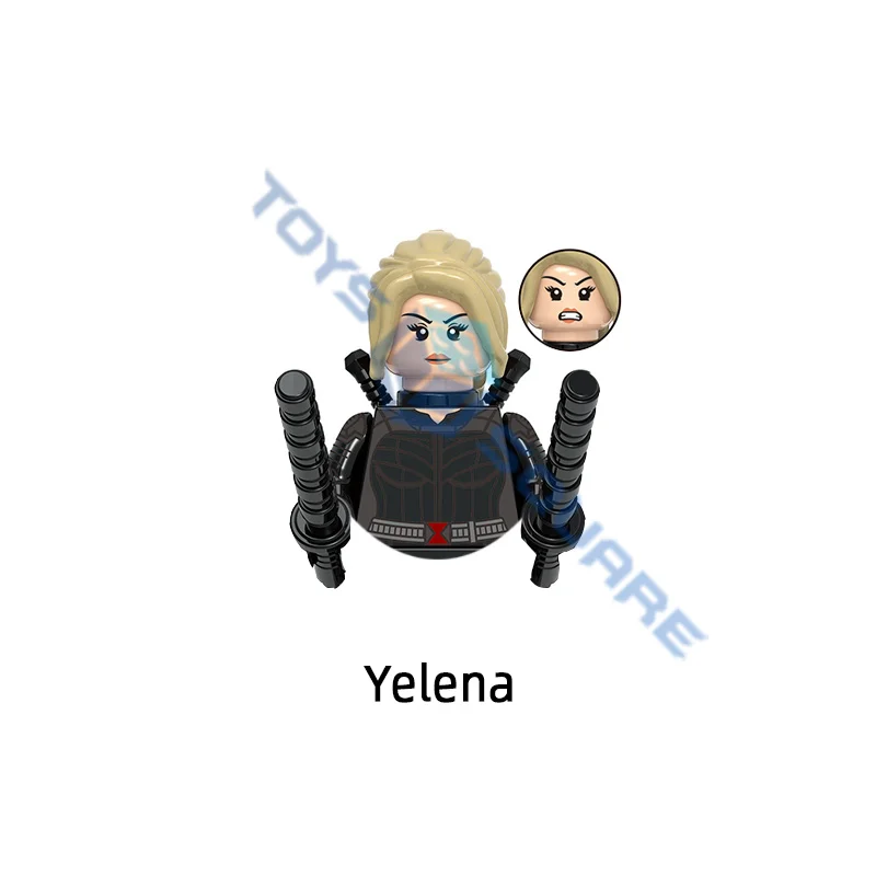 Конструктор Iron Maiden Taskmaster Yelena Черная Вдова красный Хранитель модель кубики MOC