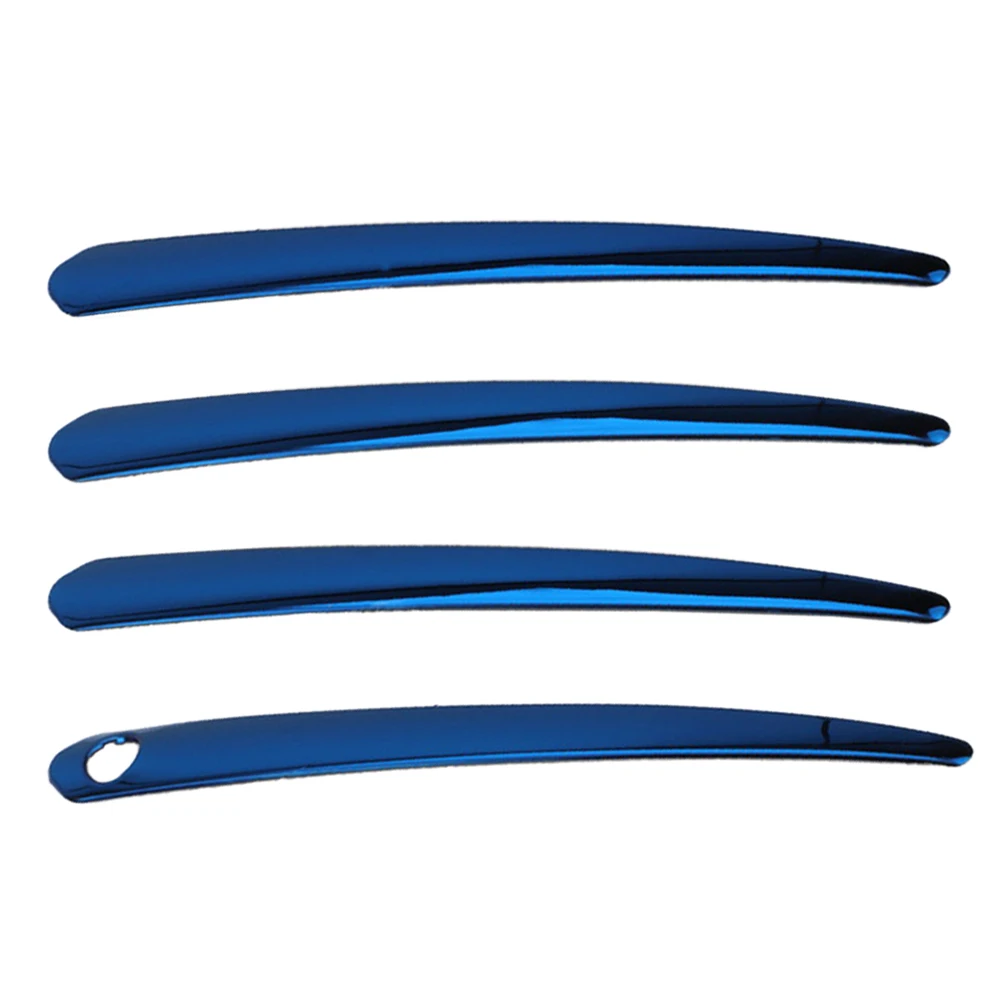 1 комплект синяя титановая зеркальная ручка отделочная полоса чехол подходит для