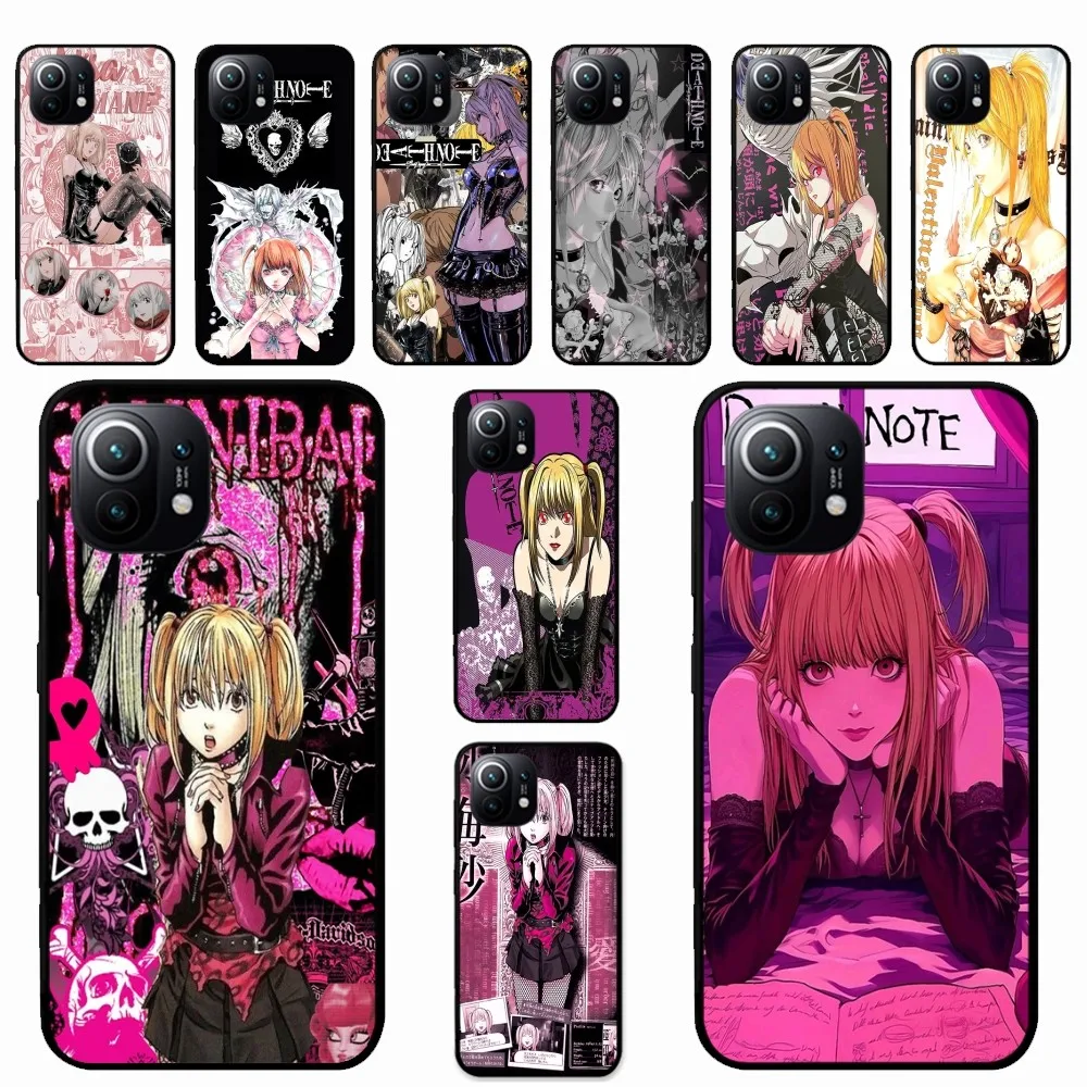 Чехол для телефона Misa Anime D-Death N-Note Redmi 5 6 7 8 9 10 Plus Pro A GO K20 K30 K40 F3 Fundas