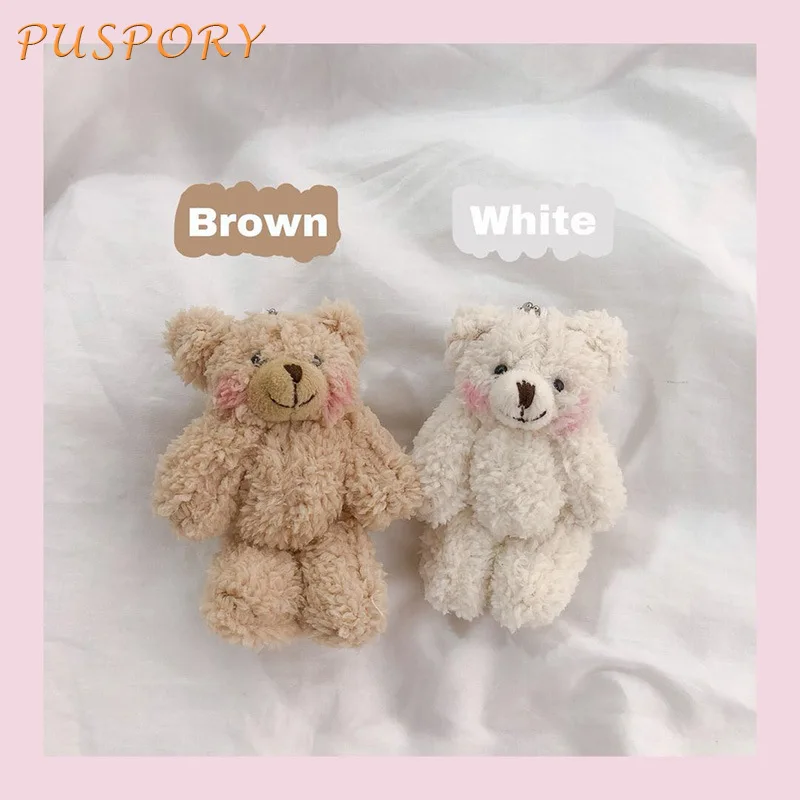 

Baby Stroller Pendant Cute Plush Little Bear Newborn Luggage Ornaments Child Creative Doll Accessory Keychain Backpack Pendant