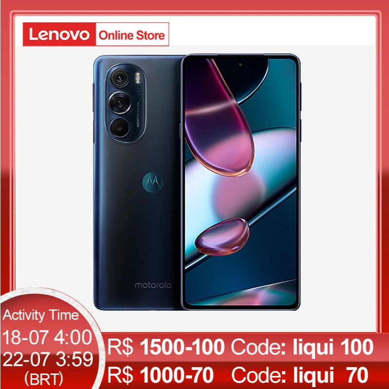 Motorola Moto Edge X30 5G SmartPhone Snapdragon 8 Gen 1 6.8'' 144Hz 5000mAh Battery 68W 50MP Rear Triple Camera NFC