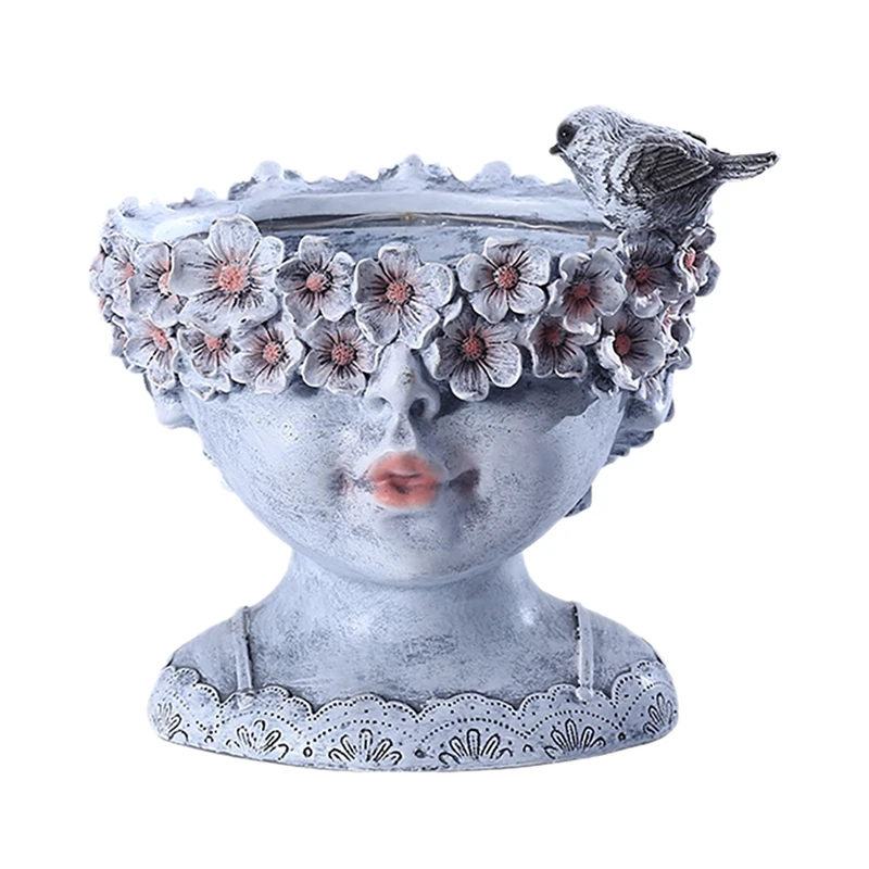 Садовые статуи на солнечной батарее садовые для маленькой девочки кормушка птиц