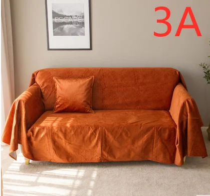 

Light luxury pure Nordic full cover sofa cushion cover