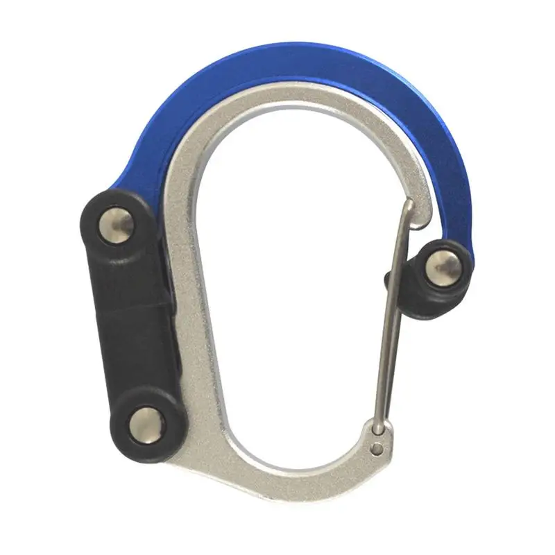 

Наружный карабин, карабин, гибридный зажим для шестерни с резиновым наконечником, складные крючки, многофункциональный Гибридный зажим для...