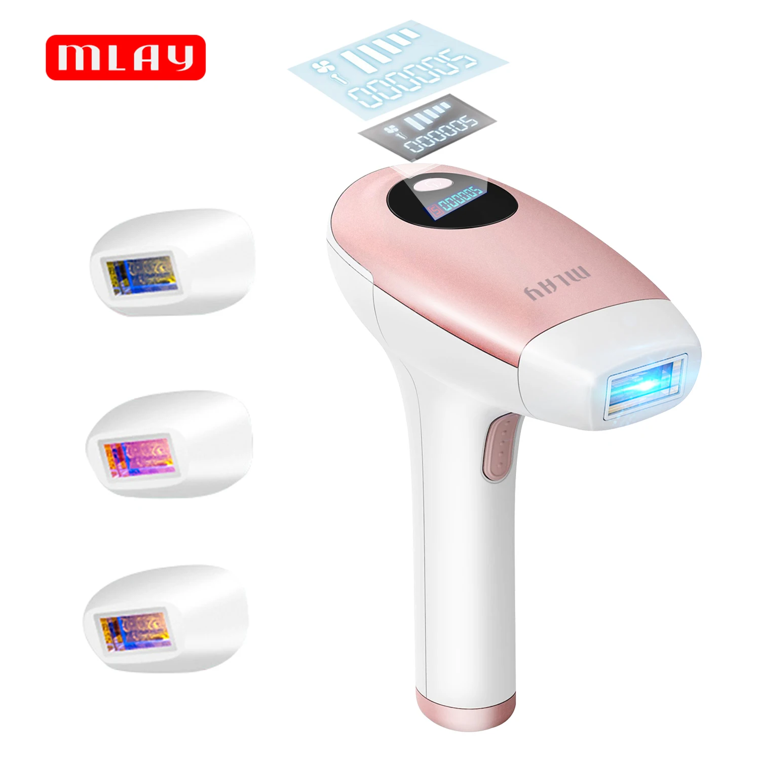 MLAY T3 T2 IPL Hair Removal Laser Epilator 500000 Flashes Permanent Bikini Face Body Hair Remover Safe Electric Depilador Razor