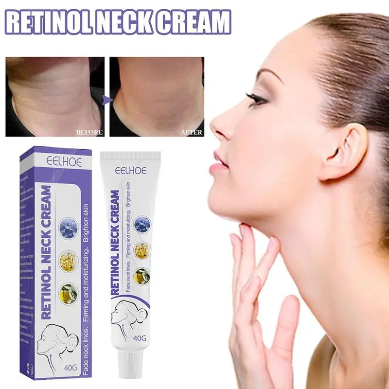 

Retinol Neck Firming Anti Wrinkles Cream Moisturizing Whitening Serum Remove Fine Lines Shaping Beauty Neck Skin Care Products