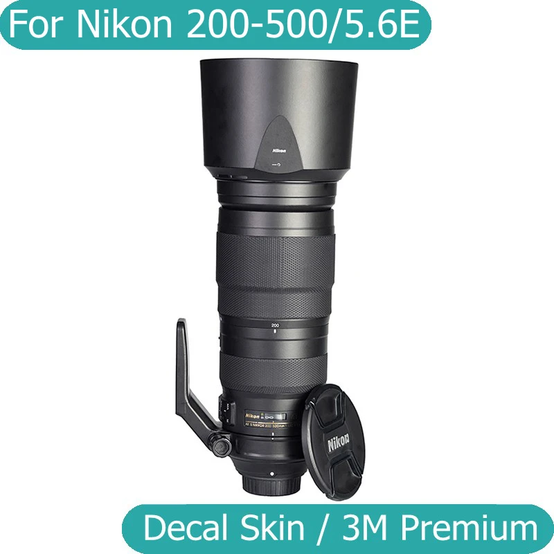 

Виниловая пленка для Nikon 200-500 F5.6E, стикер для объектива камеры, Защитная Наклейка для фотоаппарата, фотоальбом 200-500 мм F/5,6 5,6 F5.6 E ED VR