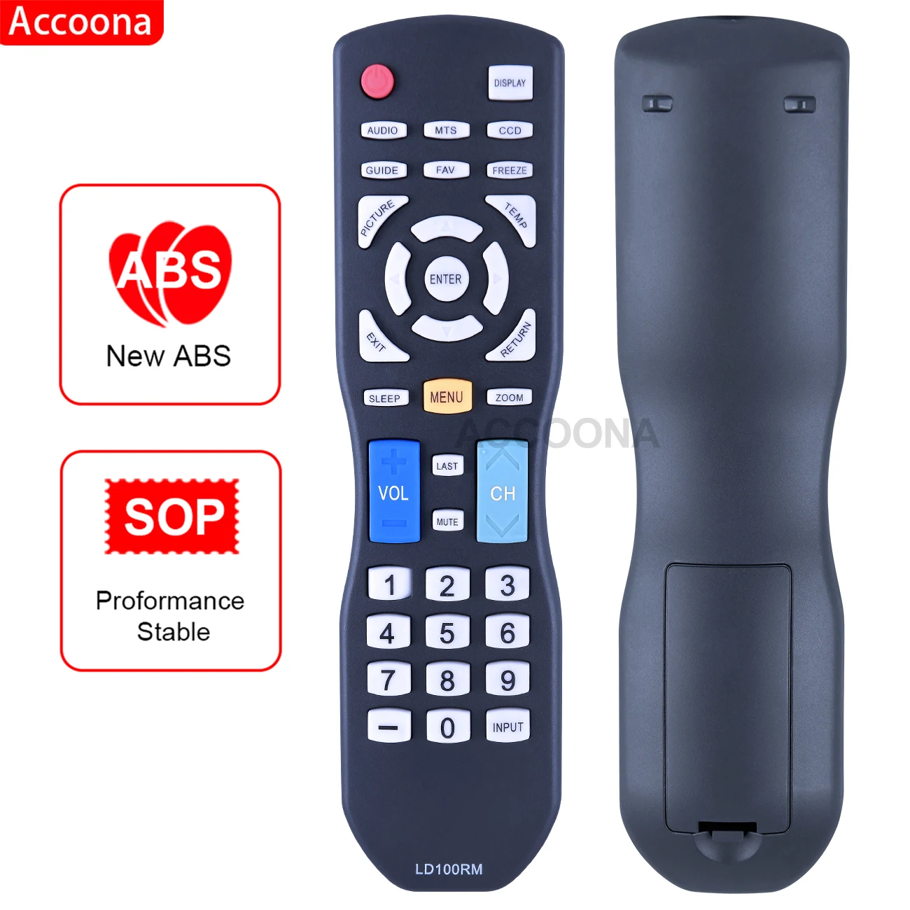 

Accoona New Remote Control LD100RM Apex for LD3249 LD3288, LD3288T, LD3288M LD4077 LE4077M LD4088 LD4688 LE3212 HD LCD & LED TV