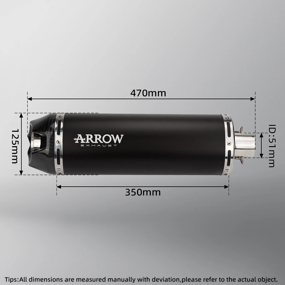 Для Kawasaki Z900 2017-2024 мотоциклетная выхлопная труба Escape Arrow глушитель с карбоновым