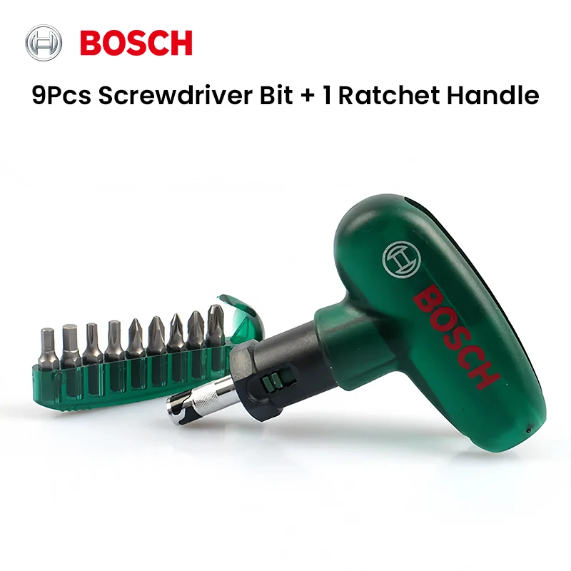 

Bosch Мини отвертка, набор бит S2 9+1