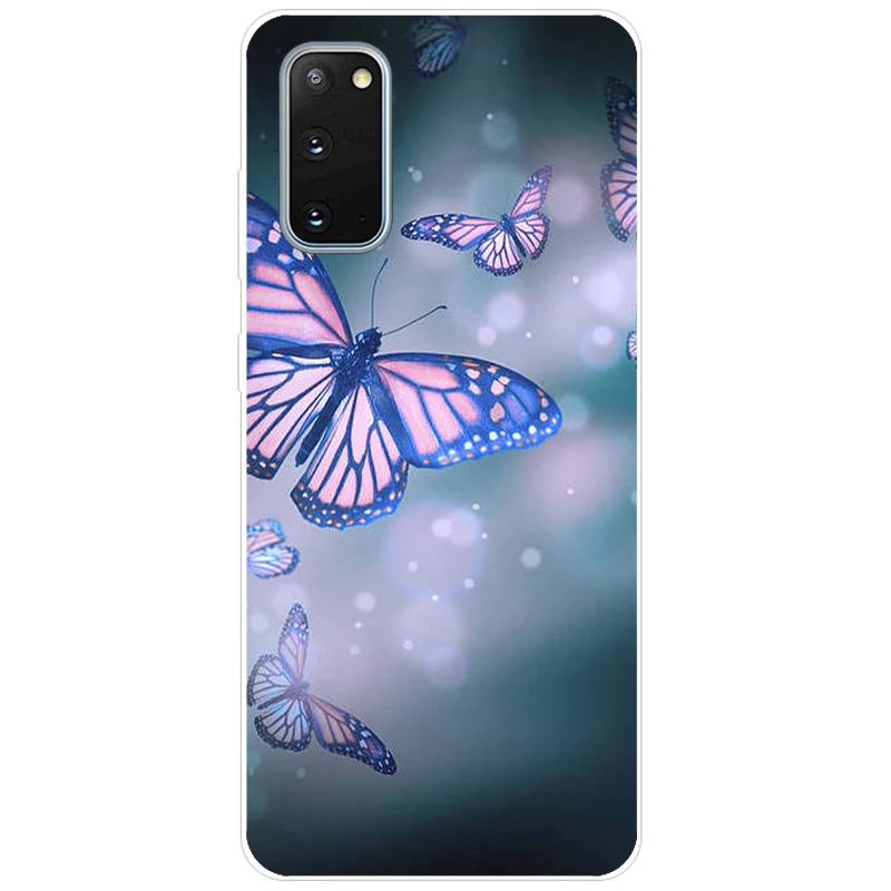 Чехол для Samsung Galaxy S20 FE чехол Ультрамягкая Силиконовая задняя крышка S 20 Plus чехлы -