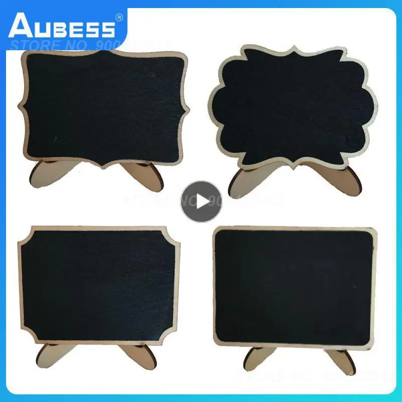 

1~10PCS Chalkboard SignsSmall Chalkboard Labels with Easel Stand Blackboard for Table Numbers Price Wedding Table Centerpiece