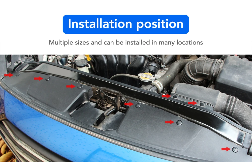 6 размеров 60 шт. автомобильные крепежные зажимы для iPhone Samsung Xiaomi L-образный