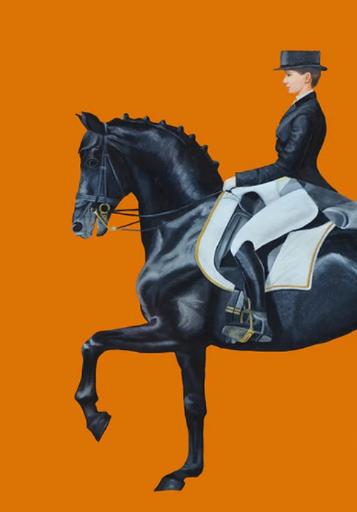 

Классический конный постер на холсте