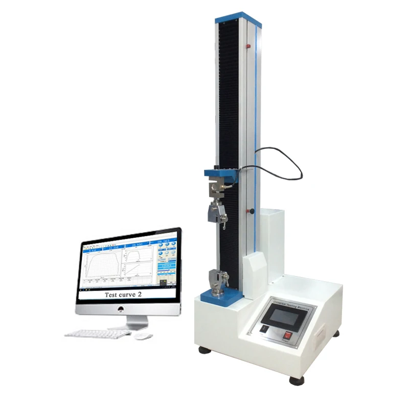 

Computer control tensile test equipment single column universal tensile strength test machine price mask tension test special
