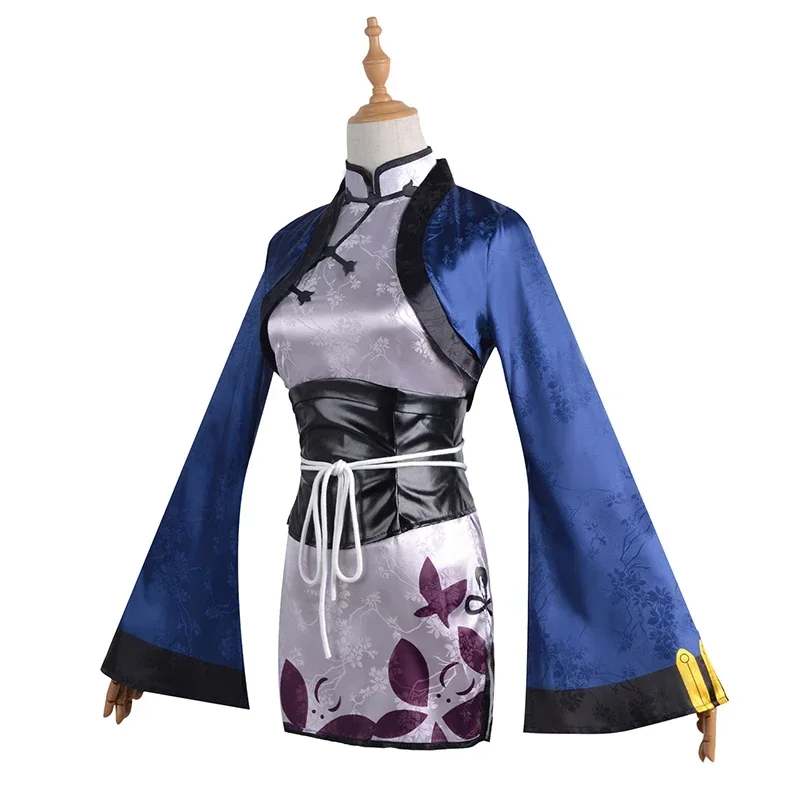 Ran Mao Косплей Аниме Черный дворецкий Ranmao Костюм Cheongsam Парик Cos Одежда Костюмы на