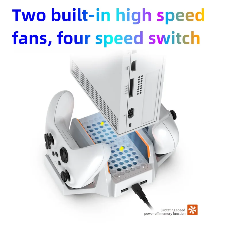 Охлаждающая Подставка Для Xbox Series S С Двойной Ручкой Держатель Батареи Основной