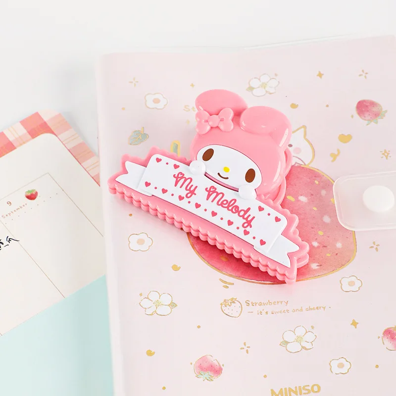 Sanrio Melody многоцелевой пластиковый магнитный зажим мультяшный пакет для еды