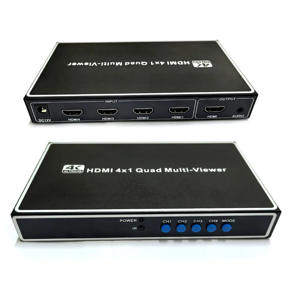 HDMI 4x1 Quad Multi-viewer Switcher PIP с поддержкой плавного переключения, HD-видеоразветвитель, совместимый видеоконвертер (art.: 3920dbb453da2) - 3920dbb453da2