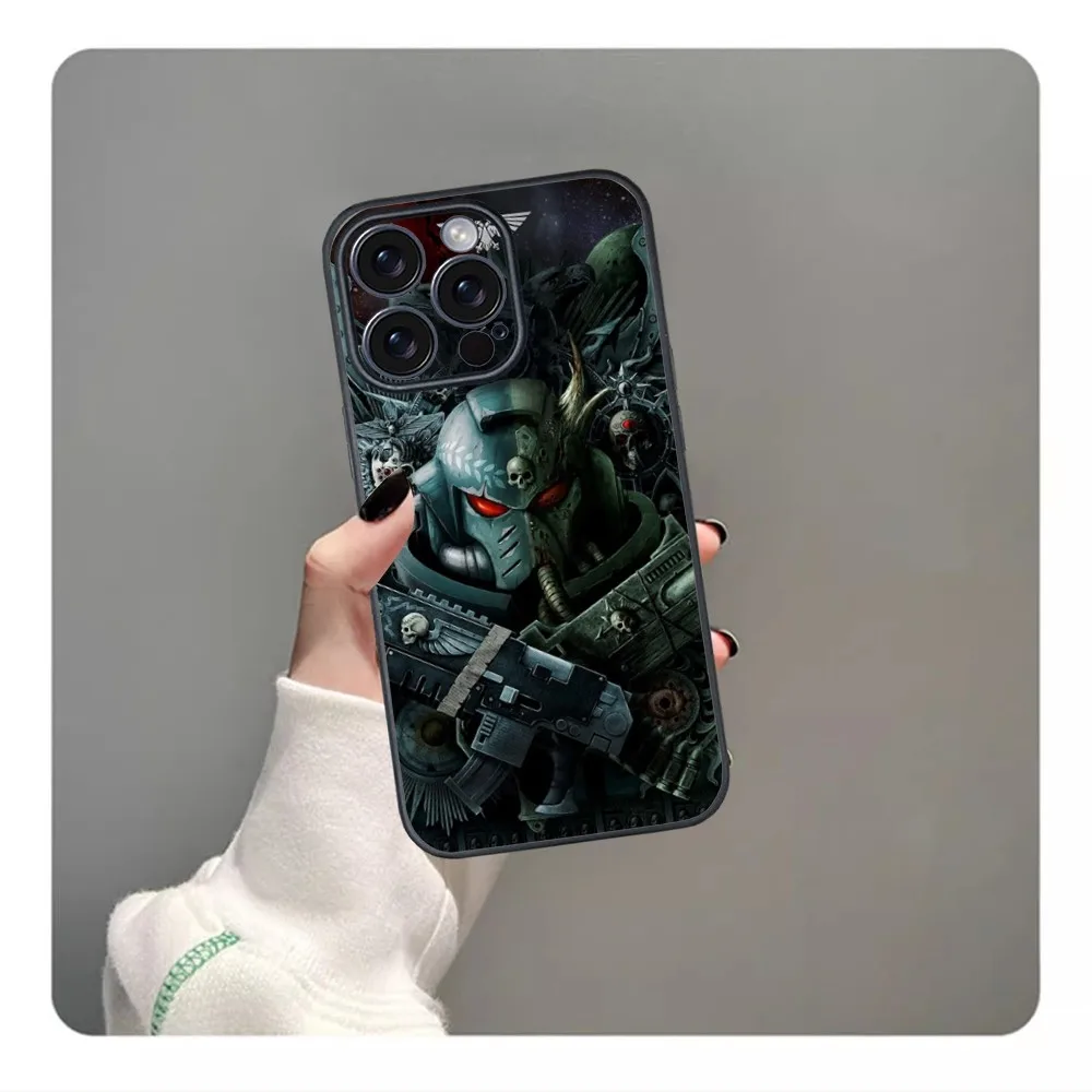 K40W-warhammerES 4K game Phone Case For iPhone 16 15 14 13 12 11 PRO MAX PLUS Mini TPU Soft to Skin-friendly case