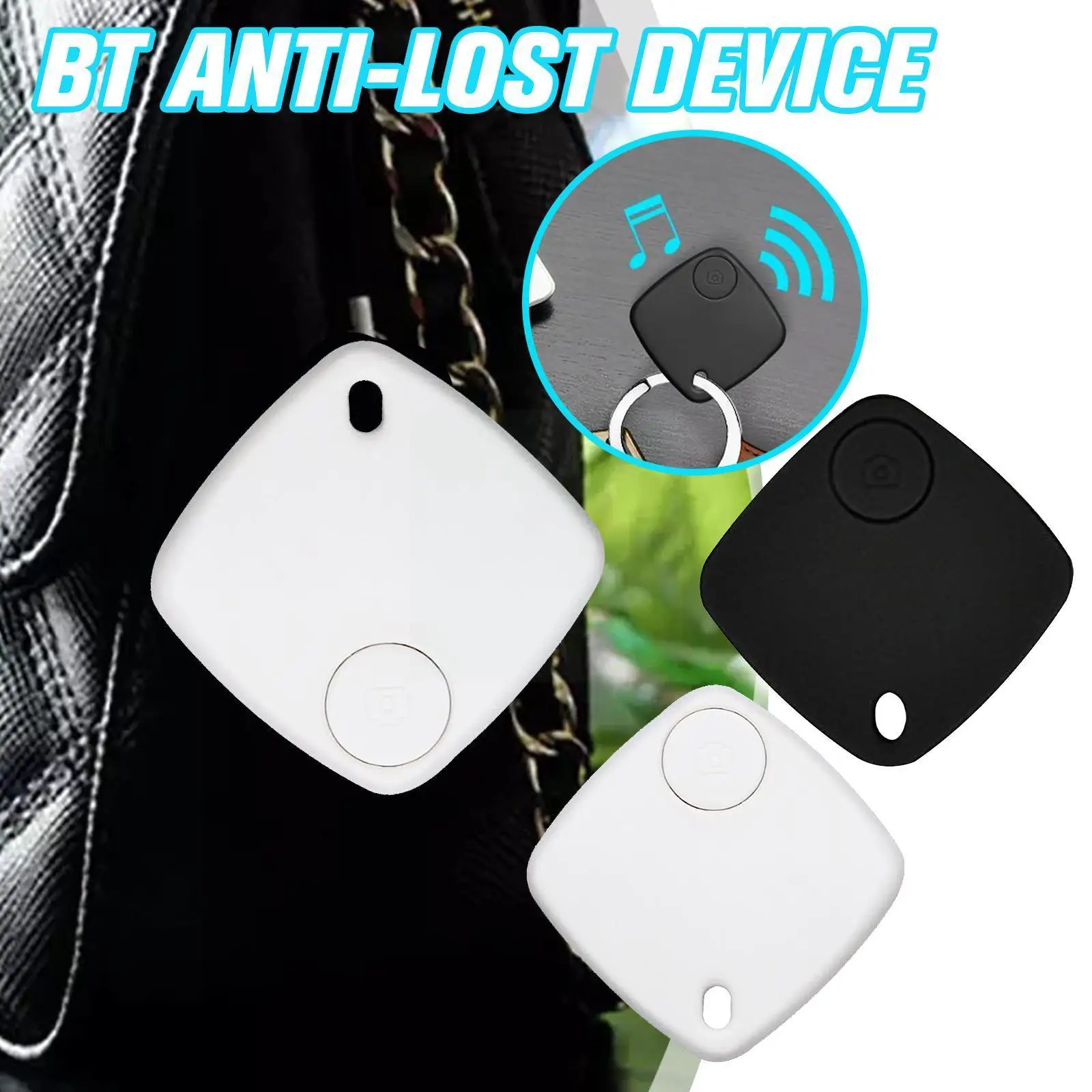 

Tag Anti-lost Alarm Bluetooth-comtiable Tracker Phone Suitcase Search Recorder Pet Stuff Finder Two-way Location V2r2
