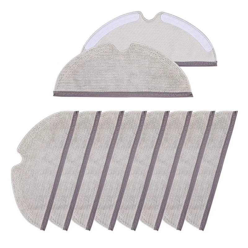 

10 шт. тряпочка из микрофибры, подходит для Roborock S5 S5 Max S6 S6 Pure S6 Maxv E4 E35 E2, запчасти для пылесосов