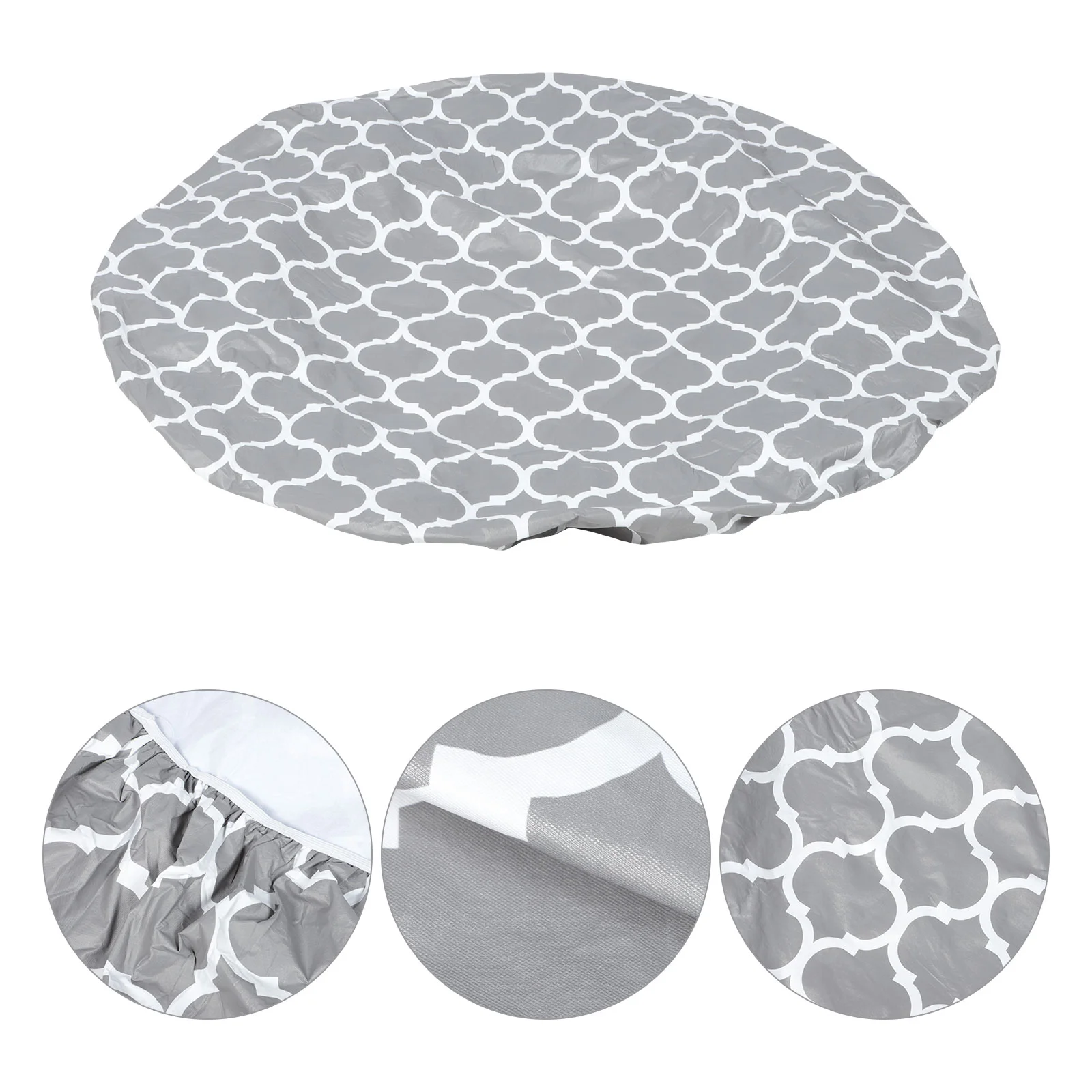 

Table Covers Tablecloth Elastic Round Picnic Cover Decorative Wedding Cloth Mat Edged Fitted Stretch Banquet Bar Restaurant
