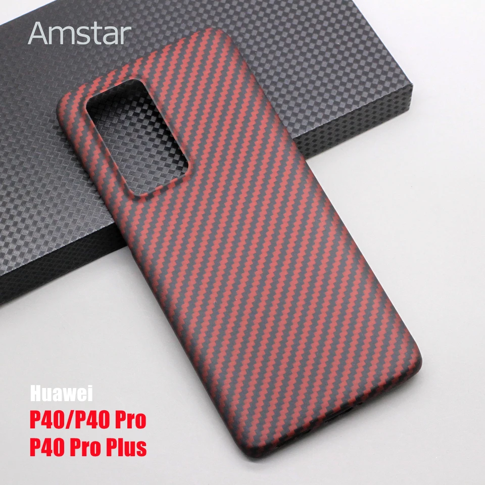 Чехол Amstar из натурального углеродного волокна для телефона Huawei P50 P40 P30 Pro Plus Mate40 40RS