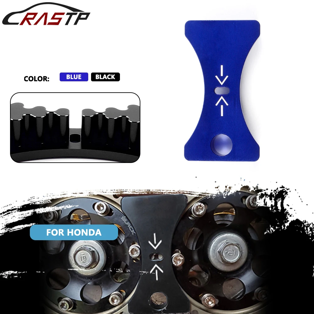 

RASTP-New Aluminum Alloy Cam Gear Lock Timing Belt Installation Tool For Honda Acura 94-00 B16 B18C1 B18C5 VTEC 1.6L&1.8L Engine