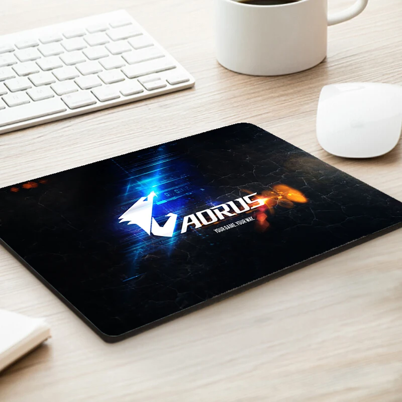 

Популярный коврик Aorus, мышь, настольная игра, Gigabyte, аниме, ПК, игровые аксессуары, мини-клавиатура, компьютерные настольные подставки, милая ф...