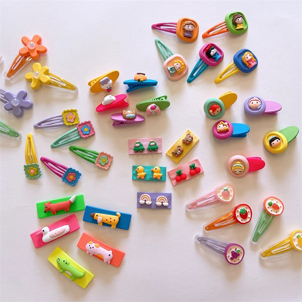 Детская заколка для волос с милыми животными фруктами 5 шт./компл. детская