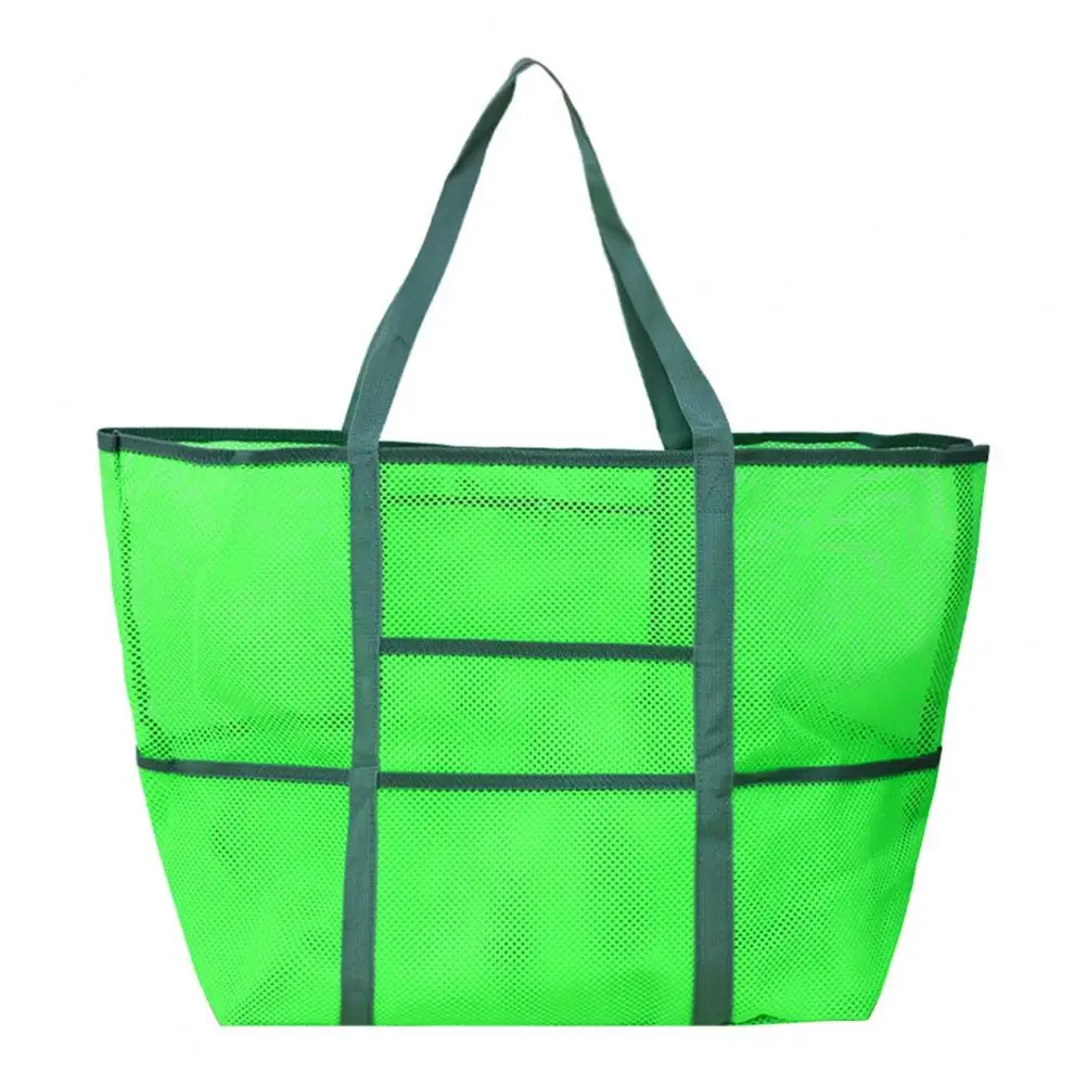 

Beach Bag Storage Bag Splash-proof Zipper Pocket Women Handbag Compartment Multipurpose Storage Bag Travel Beach Bag