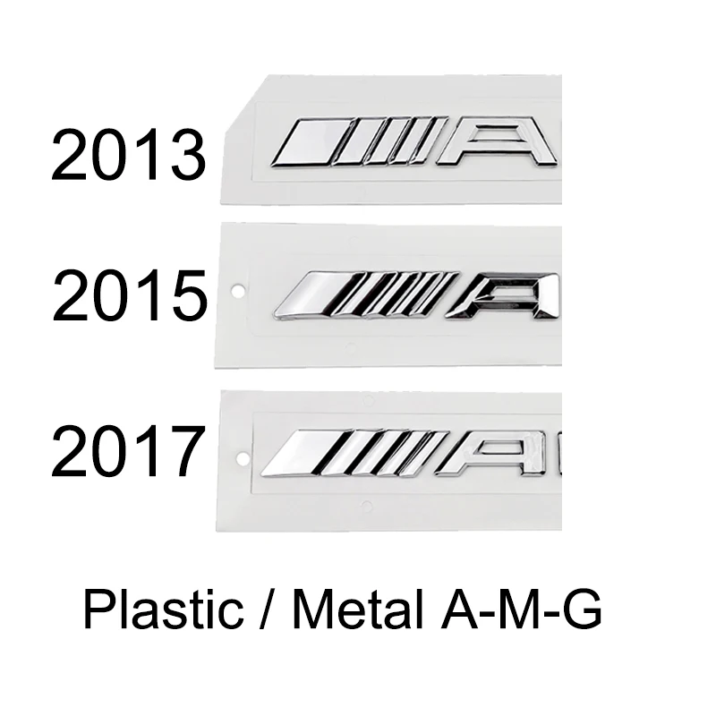 

Rear Trunk Badge Decal Letters 3D Logo Labeling Emblem For Mercedes Benz AMG W204 W205 W211 W212 W213 Sticker Car Styling