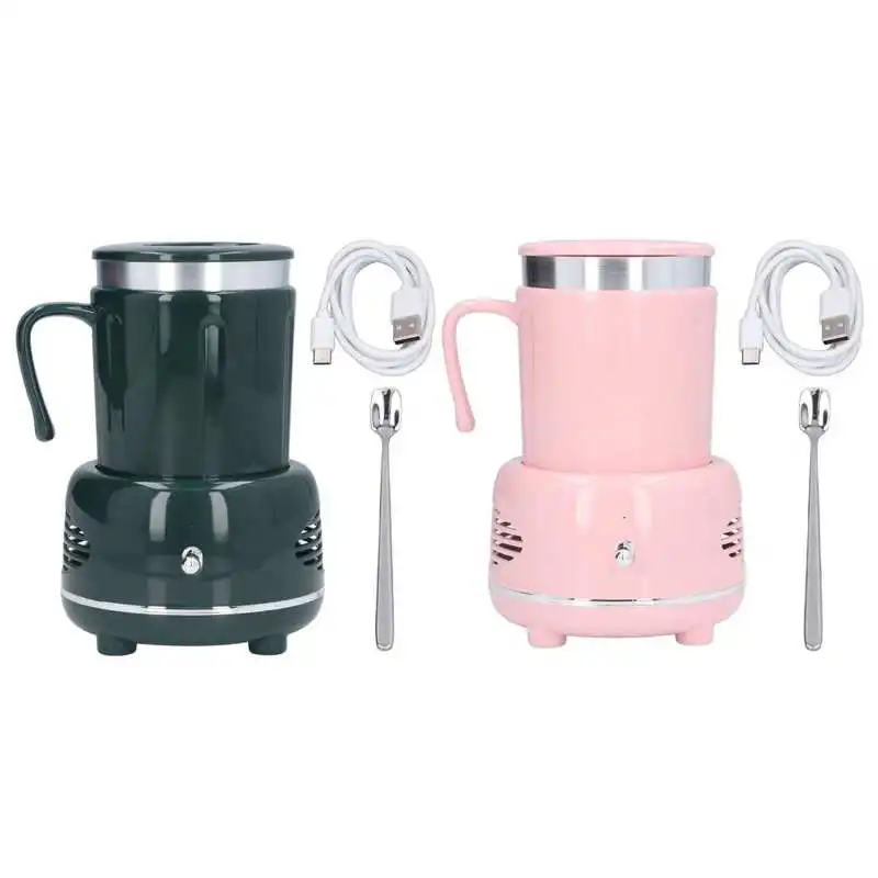 

Cooler Warmer Cups Easy Operation Fast Cooling Heating Aluminium Body Stable Nonslip Coffee Warmer for Coffee Bear Bottle
