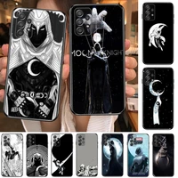 marvel moon knight phone case hull for samsung galaxy a70 a50 a51 a71 a52 a40 a30 a31 a90 a20e 5g a20s black shell art cell cove