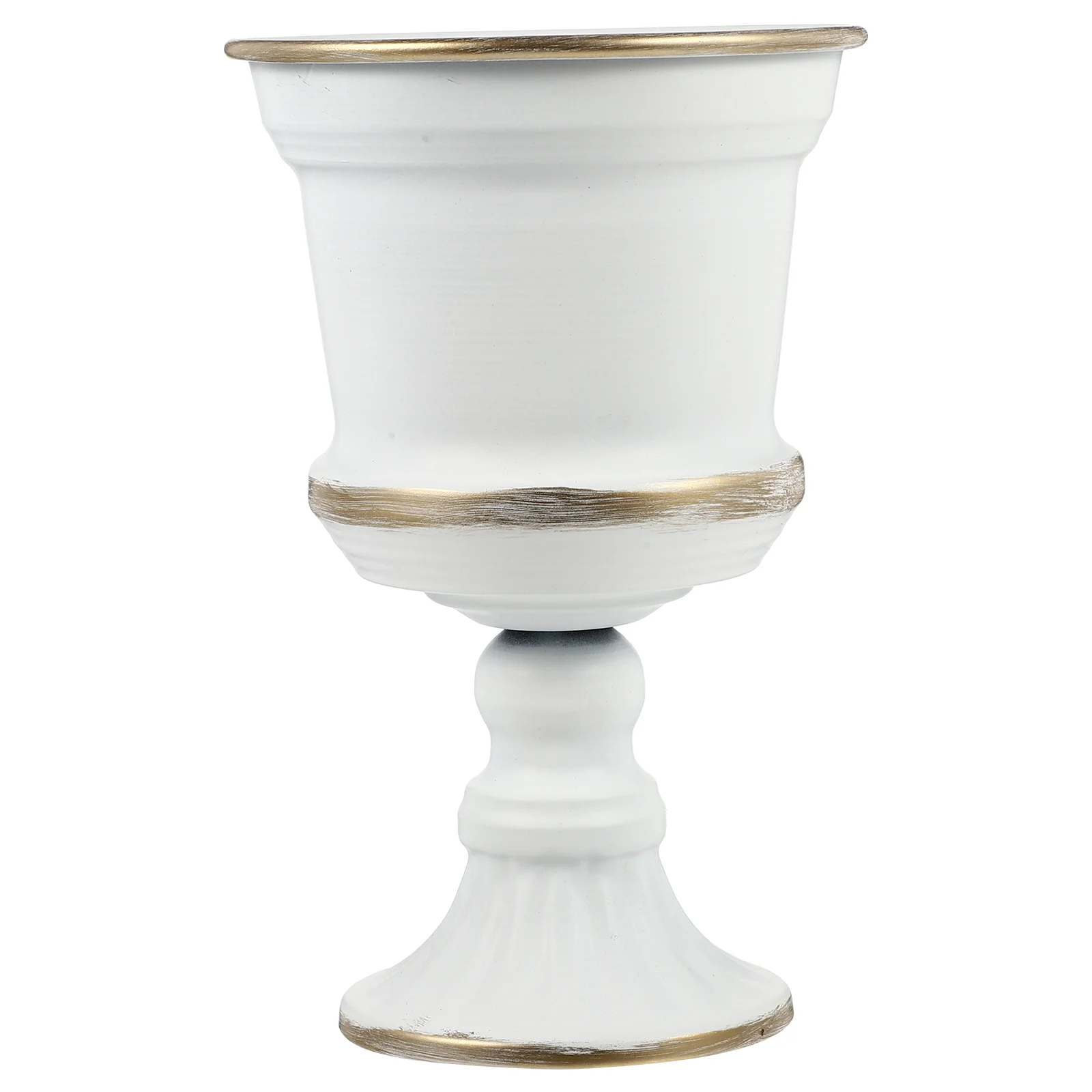 

Garden Urn Planter Flower Pots Indoor Plants White Urn Planters Outdoor Rustic Table Decor Flowerpot Jug Tabletop Vase