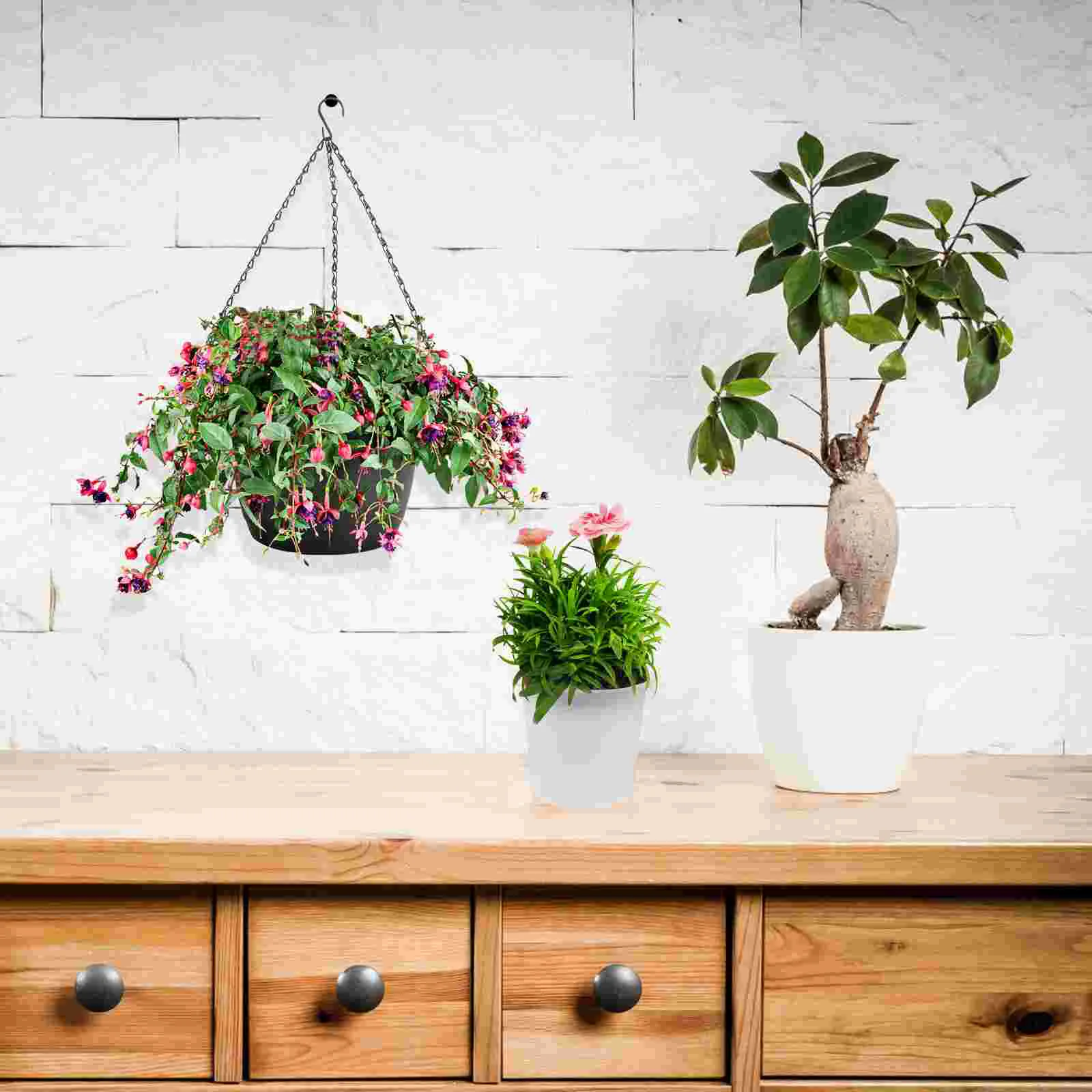 

Hanging Chains Pot Flowerpot Chain Basket Iron Accessories Hummingbird Hangers Feeder Bonsai Flower Hookstring