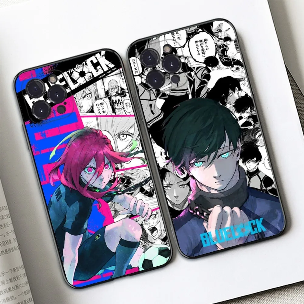 

Blue Lock Anime Phone Case Silicone Soft For iphone 14 13 12 11 Pro Mini XS MAX 8 7 6 Plus X 2020 XR Shell