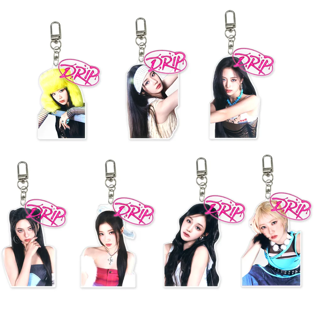 KPOP BABYMONSTER новый альбом DRIP брелок высокого качества акриловый кулон RUKA RORA RAMI AHYEON