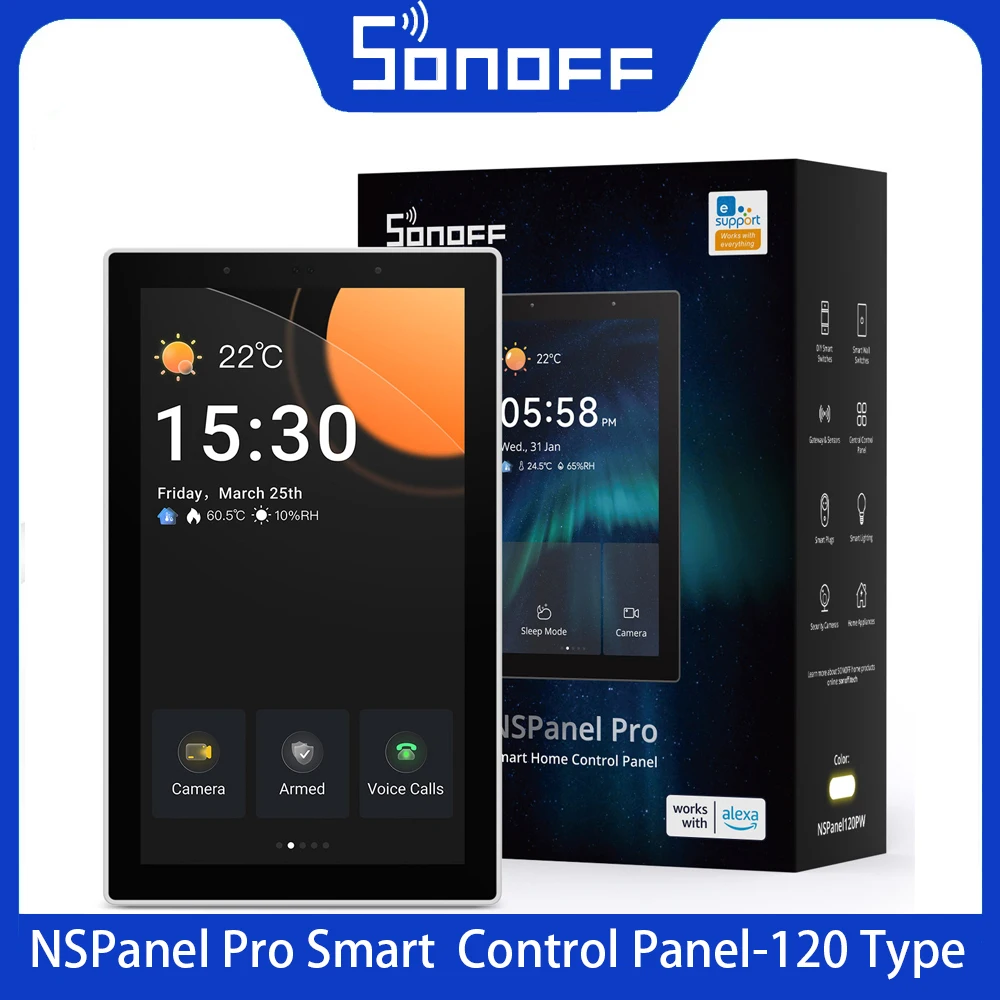 SONOFF NSPanel Pro 120 Тип Панель управления умным домом Smart Thermostst Энергопотребление DIY